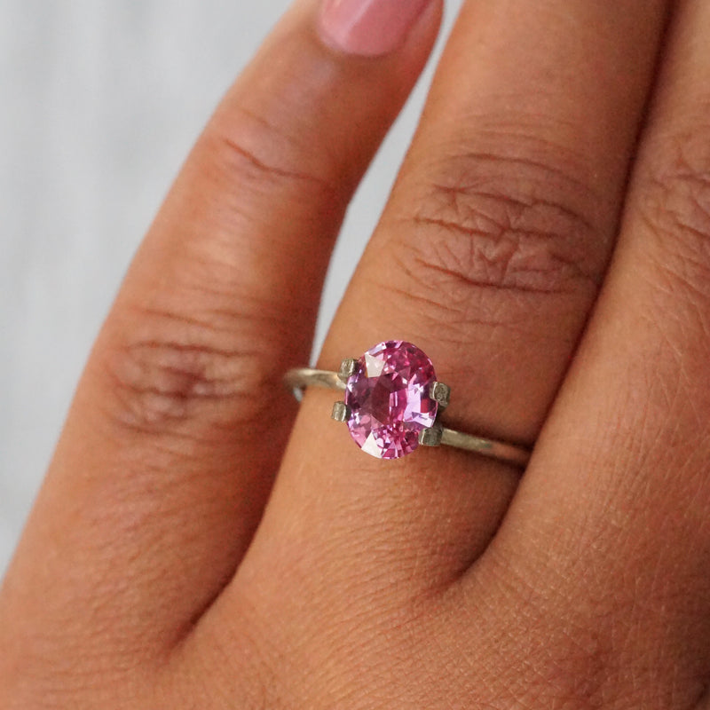 pink sapphire oval