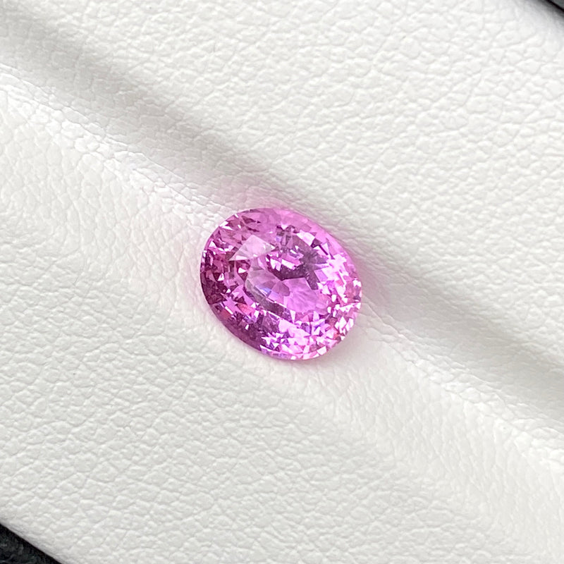 1.58 ct Oval Pink Sapphire Unheated Natural