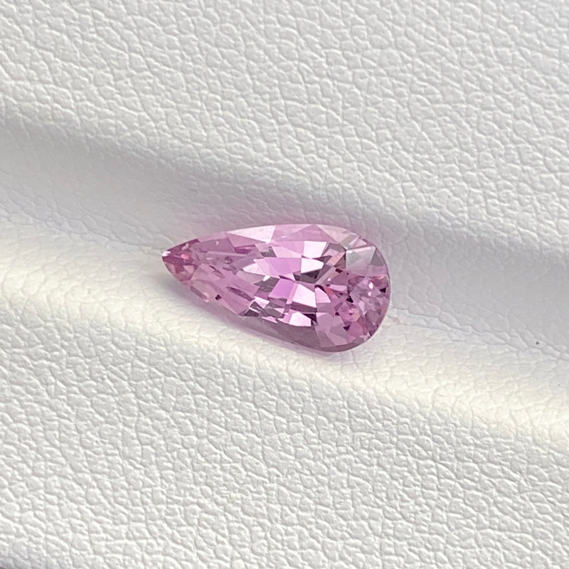 2.09 ct Pink Sapphire Pear Natural Ceylon Unheated