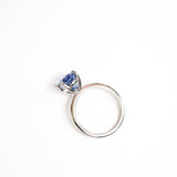 Cornflower Blue Sapphire Solitaire