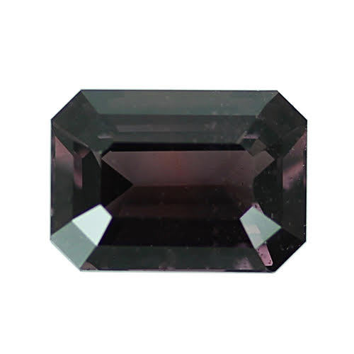 1.87 ct Chocolate Brown Emerald Cut Natural Unheated Sapphire