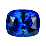 5.31 ct Royal Blue Cushion Sapphire Unheated Sri Lanka