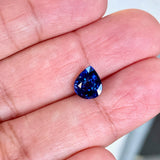 2.06 ct Royal Blue Sapphire Pear Heated