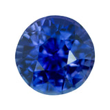 1.65 ct Royal Blue Sapphire Round Ceylon Natural Unheated