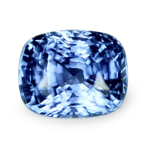 3.73 ct Blue Cushion Cut Natural Unheated Sapphire