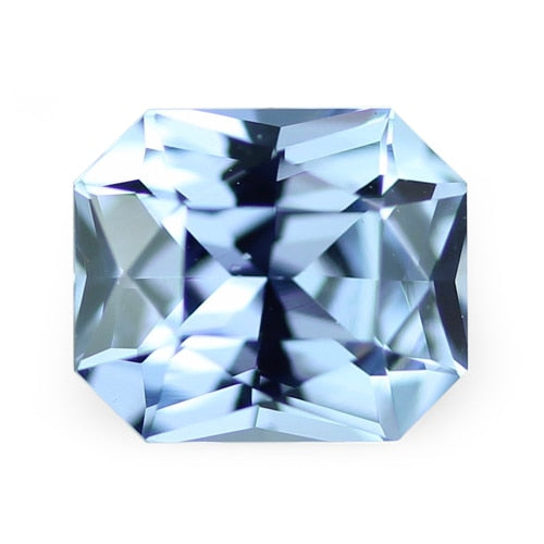 1.12 ct Sky Blue Radiant Cut Natural Unheated Sapphire