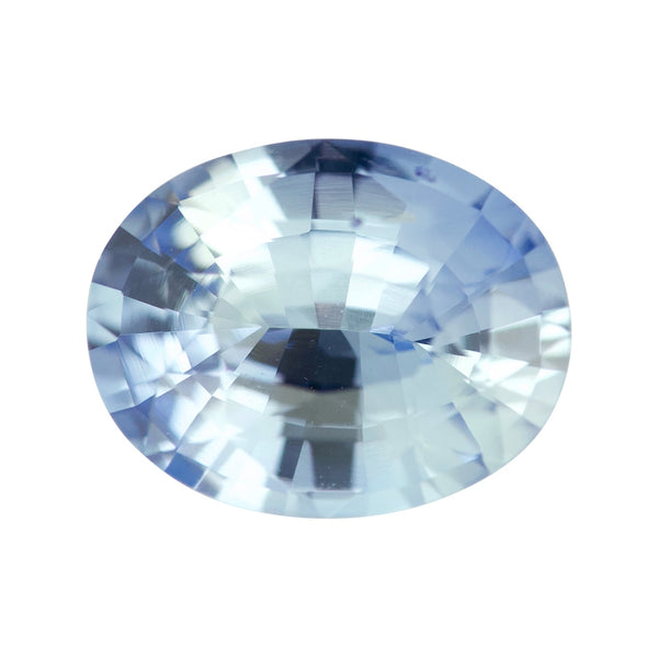 1.29 ct Light Sky Blue Sapphire Oval Natural Heated