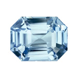 2.99 ct Sky Blue Sapphire Emerald Cut Unheated Sri Lanka