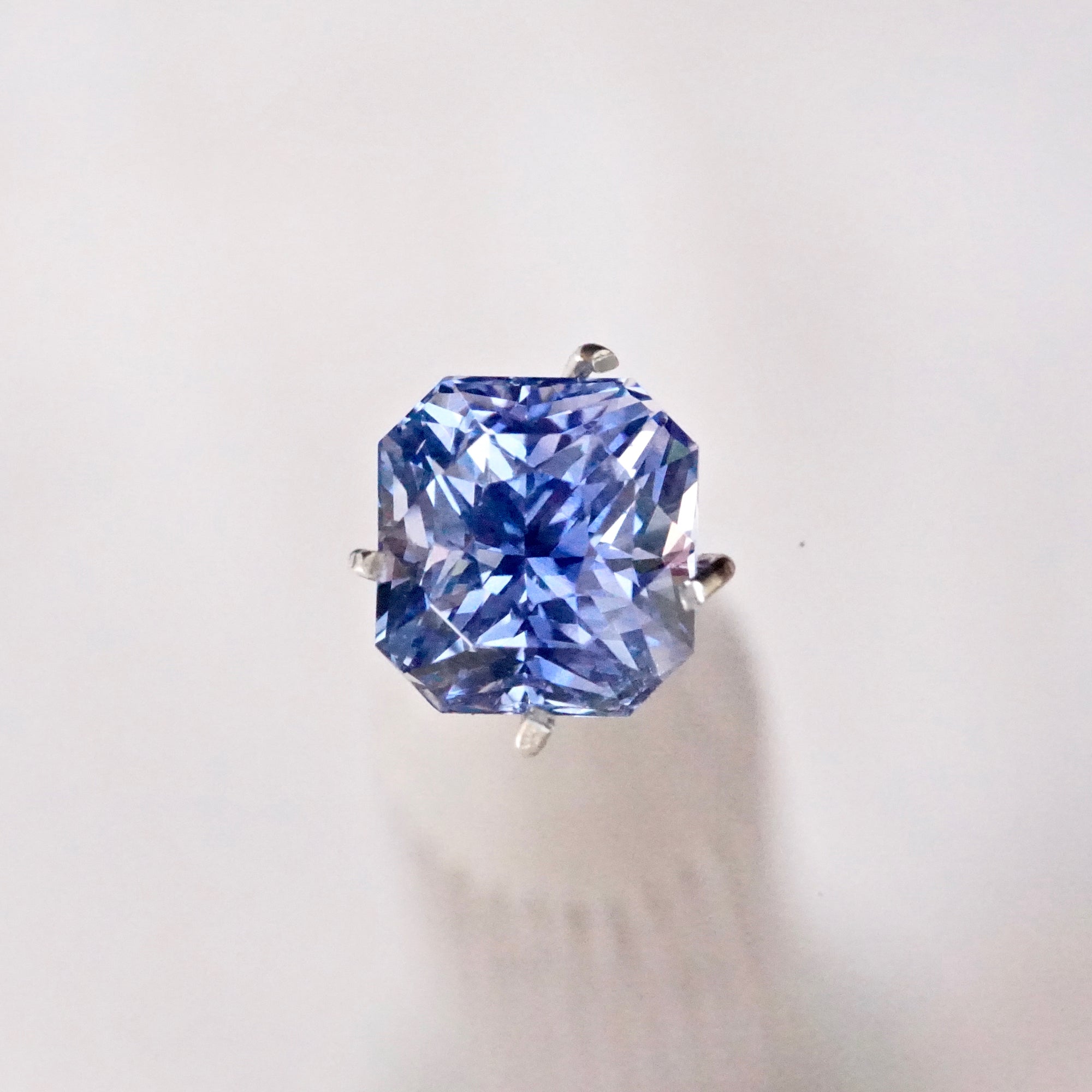 1.99 ct Cornflower Blue Sapphire Radiant Cut Unheated Sri Lanka
