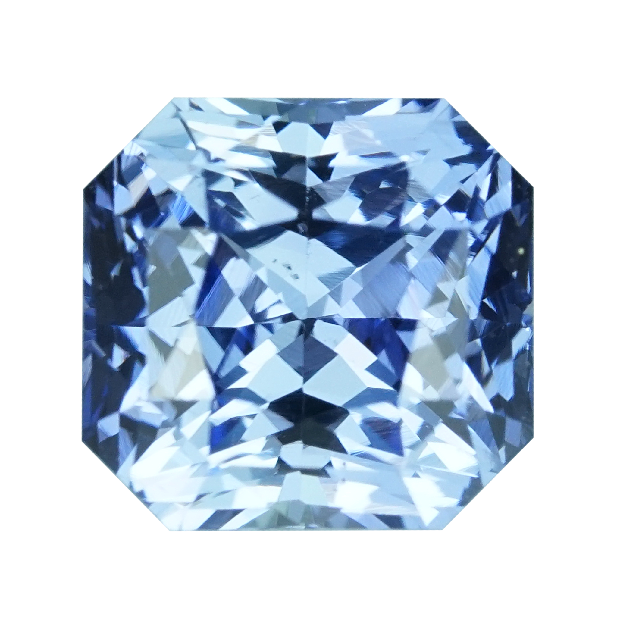 1.59 ct Blue Sapphire Radiant Cut Unheated Ceylon