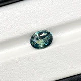 2.09 ct Teal Sapphire Oval Cut Natural Unheated