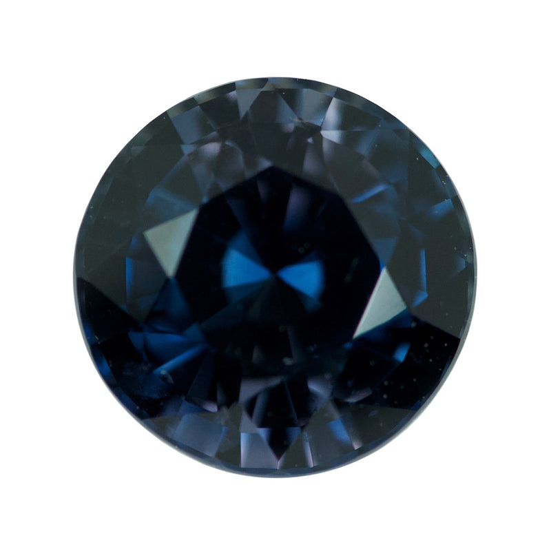 2.25 ct Teal Sapphire Round Natural Unheated