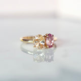 Toi-et-Moi Yellow and Pink Sapphire Ring
