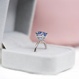 Cornflower Blue Sapphire Solitaire