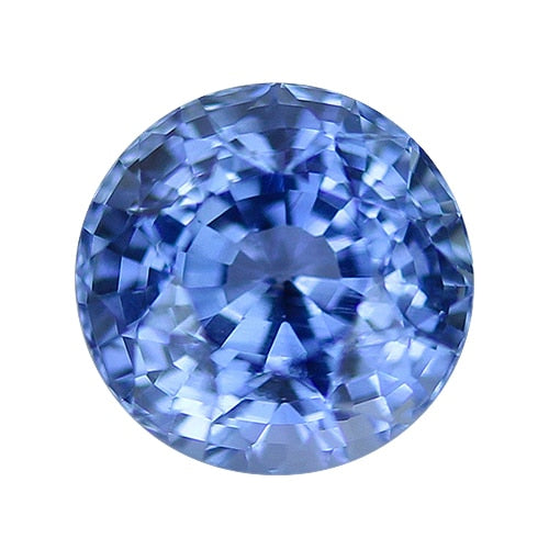 3.08	ct	Bright Medium Blue Round Cut Natural Unheated Sapphire