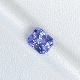 1.59 ct Violet Sapphire Radiant Cut Unheated Ceylon