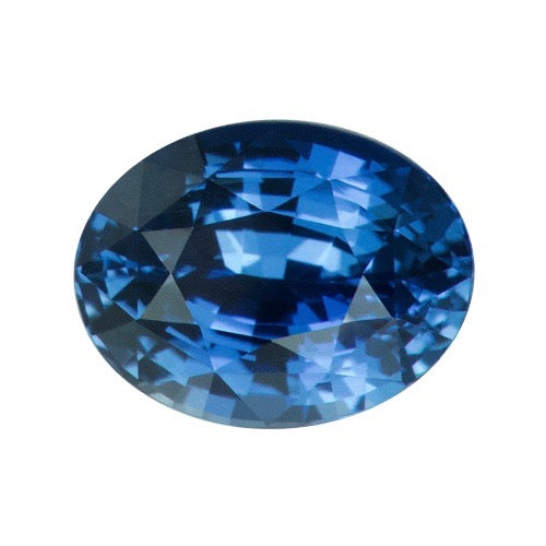 1.73 ct Oval Blue Sapphire Certified Unheated