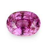 1.54 ct Vivid Pink Oval Cut Natural Unheated Sapphire
