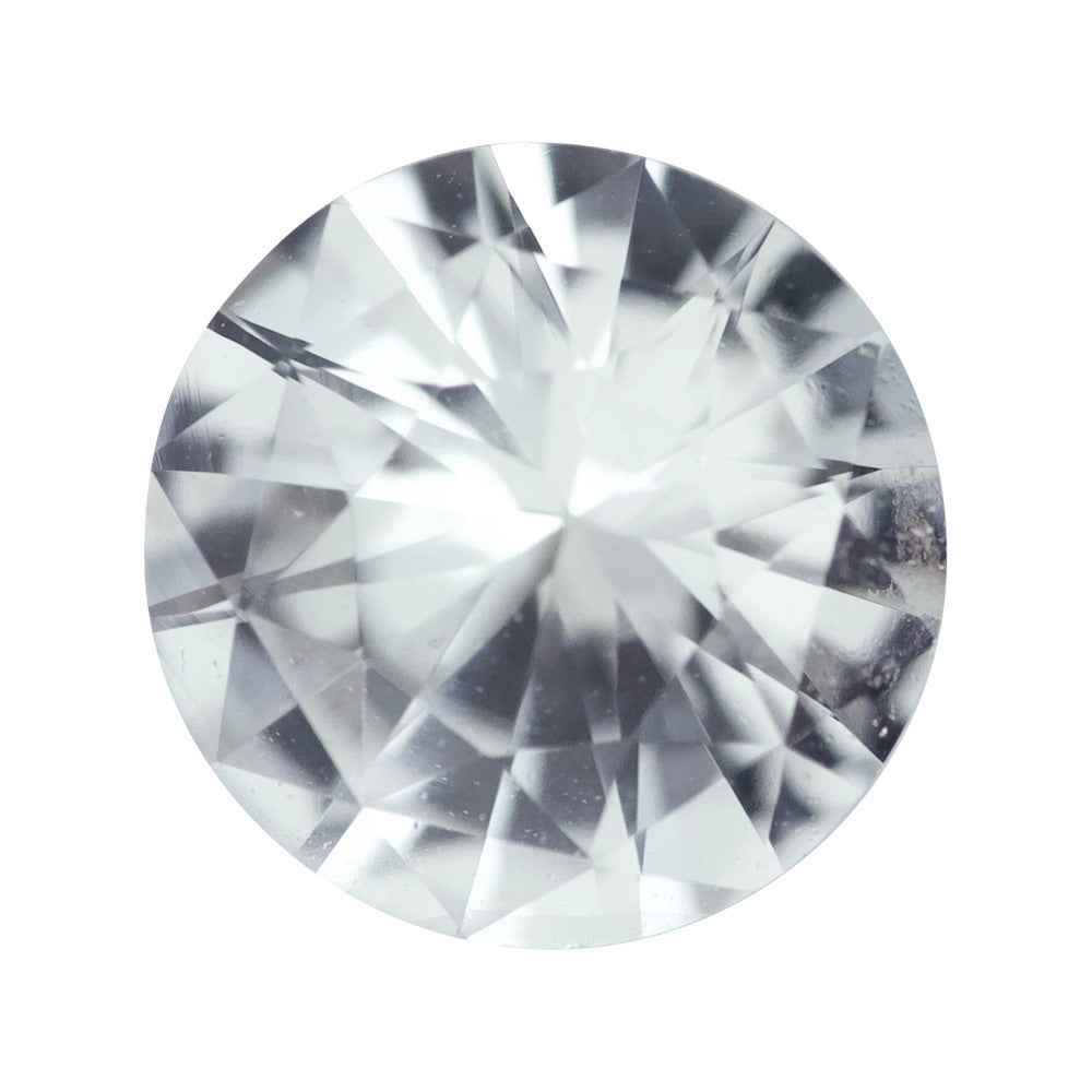 1.06 ct White Sapphire Round Shape Natural Unheated Gemstones