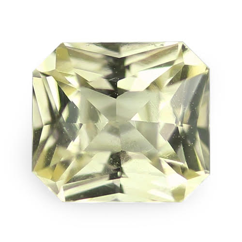 0.78 ct Yellow Radiant Cut Natural Unheated Sapphire