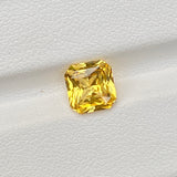 2.02 ct Yellow Sapphire Radiant Cut Natural heated