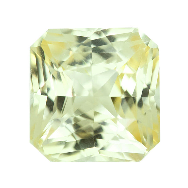 2.03 ct Yellow Sapphire Radiant Cut Natural Unheated