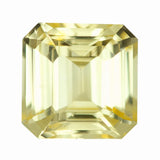 2.54 ct Yellow Sapphire Square Cut Natural Unheated