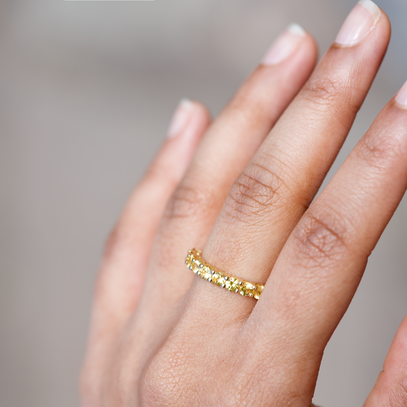 Gold best sale stacking band